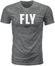 Load image into Gallery viewer, Fly Racing Fly Wfh Tee in dark grey heather, XL size, casual unisex T-shirt with soft fabric and comfortable fit.