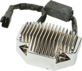 HardDrive electrical regulator for Dyna motorcycles 2004-2005, OEM part 74631-04 820-60121, close-up view of the regulator unit.