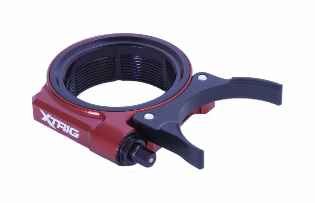 XTRIG Pre-Load Adjuster for Kawasaki suspension, featuring durable metal construction and precise adjustment knob.