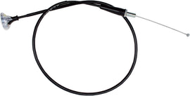 Motion Pro black vinyl throttle cable 70-2218, showing the durable control line with metal fittings and black protective vinyl coating.