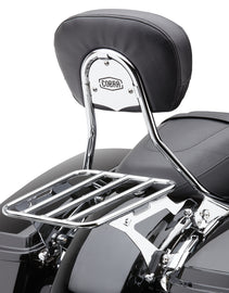Cobra Detach Backrest for body, tall chrome finish, with adjustable flh/flt design, shown in a close-up view.