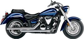 Cobra Dragsters II full exhaust system for Yamaha V-Star 1300 2007-2015, showing the chrome mufflers and pipes.