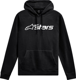 Alpine Star Blaze Hoodie V3 in black and white, size small, with a sleek design and logo visible on the front.