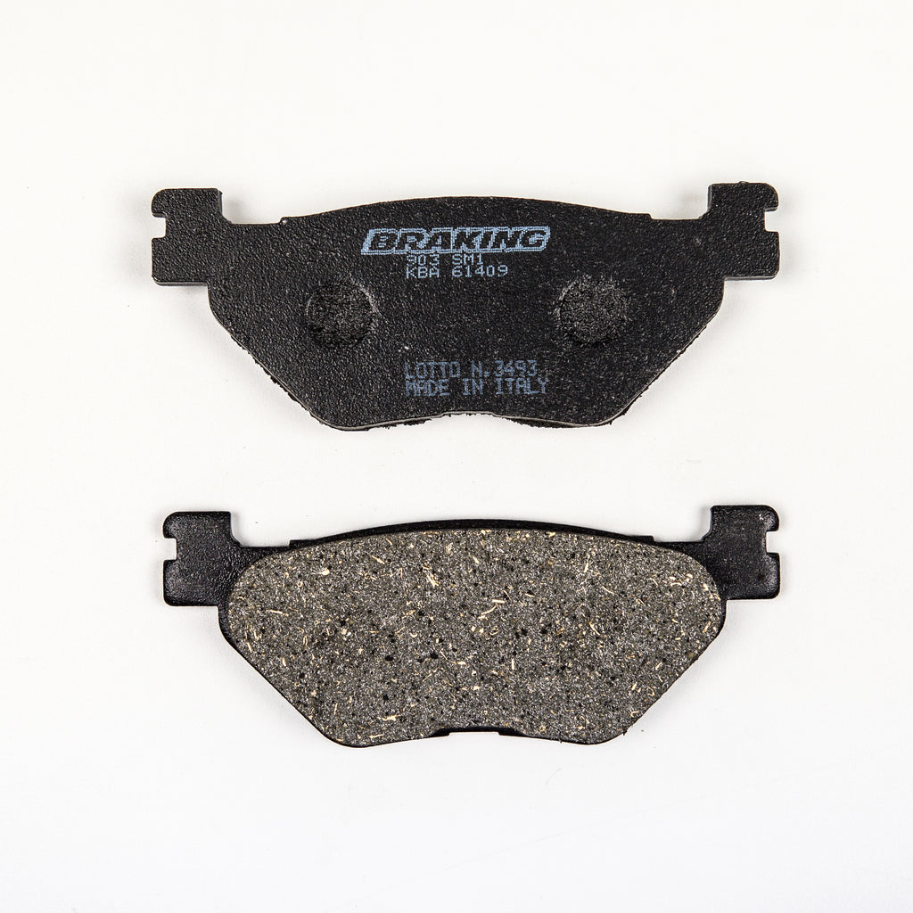 Semi-metallic braking brake pad from Braking, showing the detailed shape and surface texture of the 31-903S model.