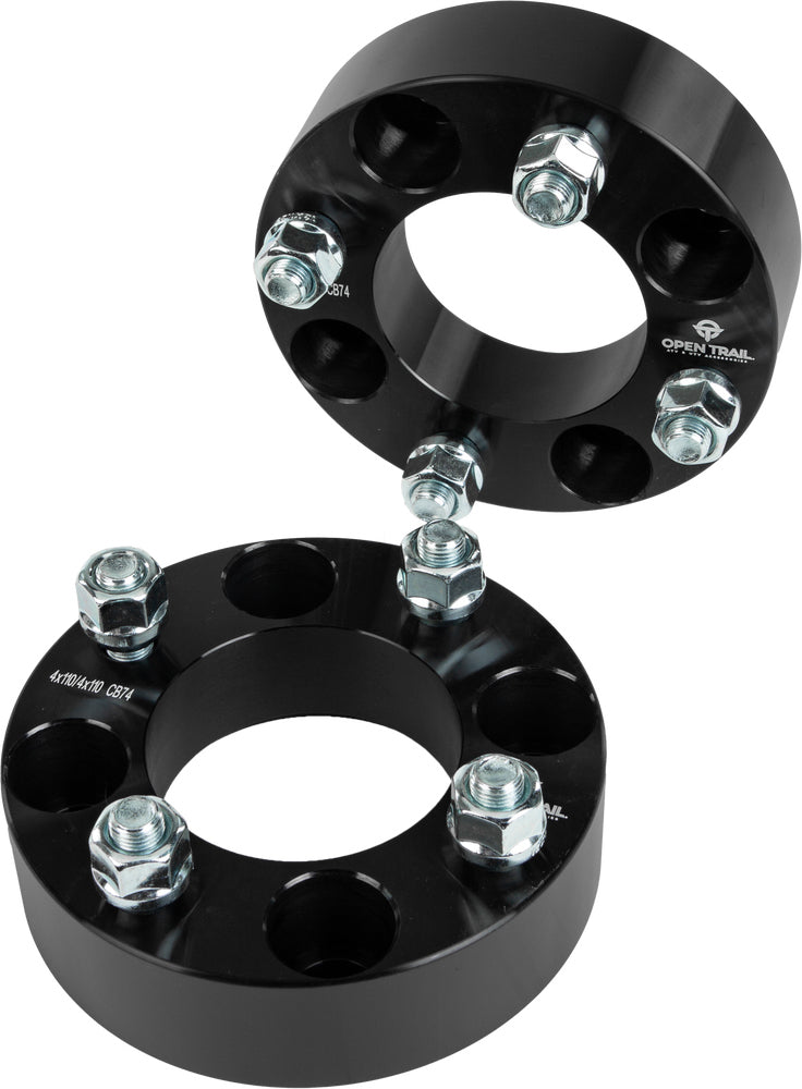 Open Trail 1.5-inch wheel spacer with 4/110 stud pattern, 12mm x 1.25mm bolt size, for vehicle wheel compatibility.