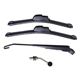 Kolpin manual windshield wiper kit with 10 and 12-inch blades, designed for ATV or UTV windshields.