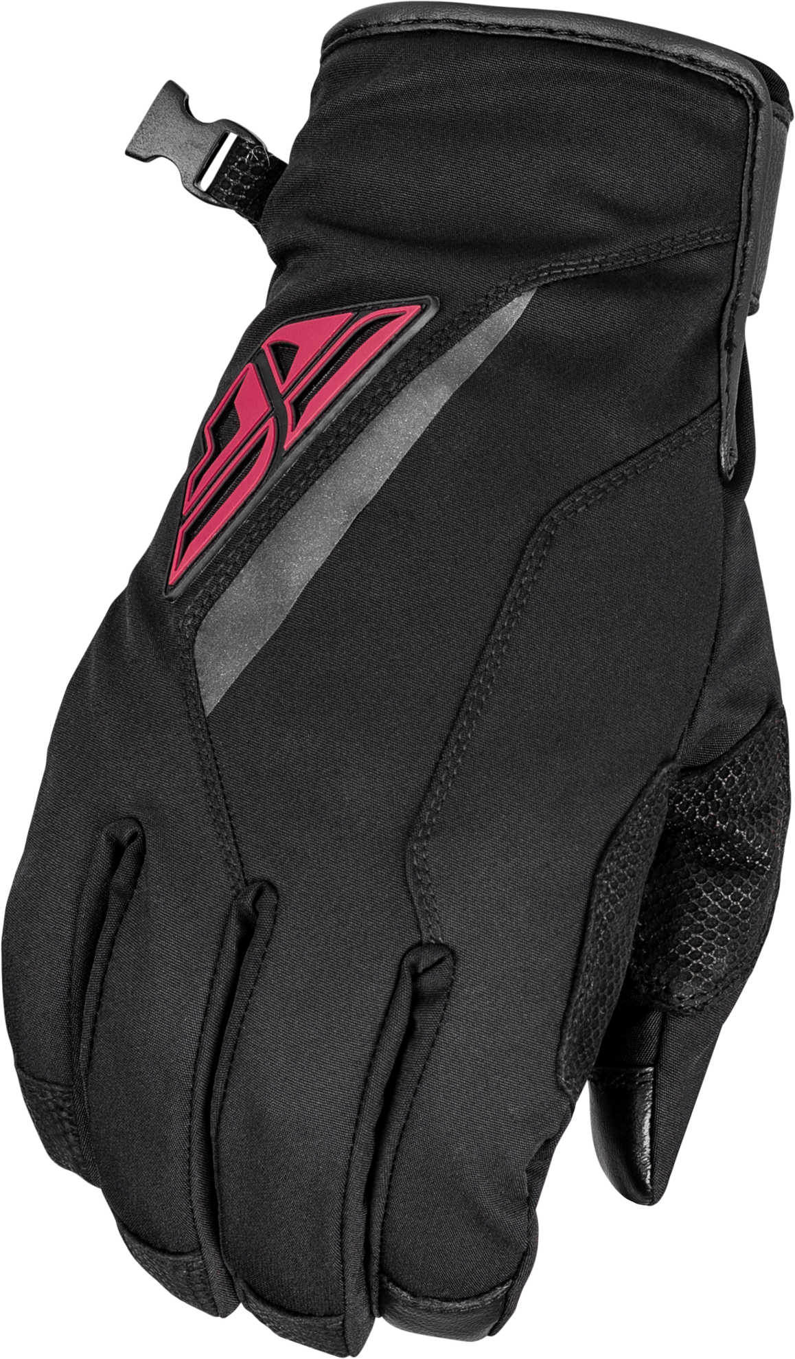 Fly Racing Title Long Gloves Black/Pink Xs 371-0614XS