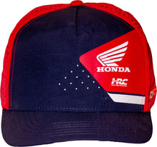 Load image into Gallery viewer, DCOR Honda Team2 navy snap-back hat with adjustable strap and embroidered logo, casual headwear for Honda fans.