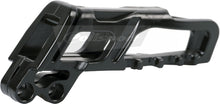 Load image into Gallery viewer, Polisport Plastics black drive chain guide for bicycles, part number 64-0102, shown installed on a bike drivetrain.