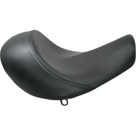 Danny Gray Speedcradle Solo motorcycle seat in black, designed for FXCW/C models from 2008 to 2011, showing detailed close-up view.