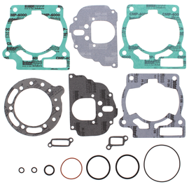 Vertex Top End Gaskets 681-0308, set of engine gaskets and seals, with detailed metal and rubber components visible.