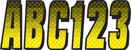 Hardline Series 300 Off Road Registration Kit in yellow and black, with various components for vehicle registration.