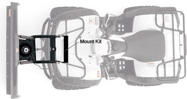 Warn Provantage front plow mounting kit for vehicles, showing brackets and hardware for secure installation.