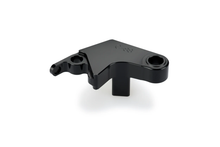 Load image into Gallery viewer, Black PUIG clutch lever adapter for HON 561-07159BK motorcycle, shown with detailed mounting features.