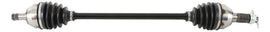 All Balls heavy duty front axle with six ball bearings, featuring durable metal construction and precise assembly.