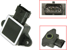 Load image into Gallery viewer, Electrical SP1 TPS sensor S-D 27-59550 with wiring and connectors, showing the compact black sensor unit on a white background.