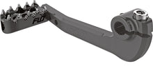 Load image into Gallery viewer, Flo Motorsports adjustable shift lever for Harley XL models, showing textured metal foot control with shift arm and mounting hardware.
