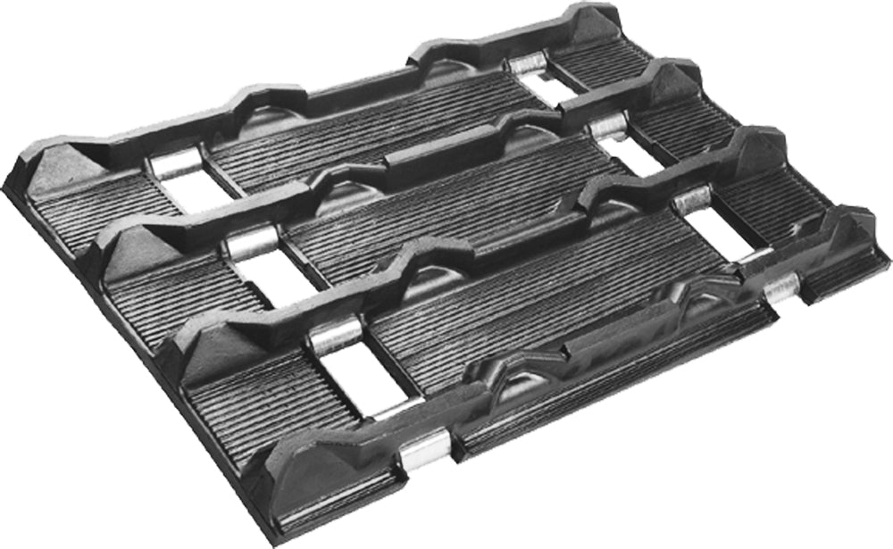 Camso Tire Durasport Track with 2.52 pitch, 15-inch width, and 54-9796 model, showing the textured rubber surface and track design.