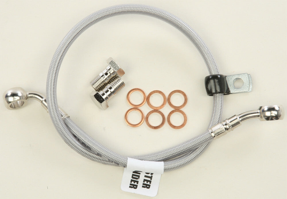 GBRAKES stainless steel rear brake cable for bicycles, featuring durable construction and precise fit for reliable braking performance.