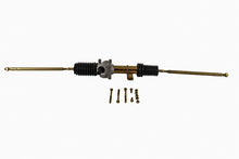 Charger l'image dans la galerie, All Balls steering rack assembly Pol 251-4002 showing metal components and connecting linkage for vehicle steering system