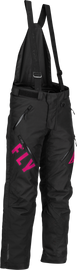 Fly Racing Women's SNX Pro Pants in black and pink, size medium, featuring durable fabric and sporty design for motocross riding.