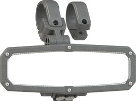 ATV-TEK Clearview UTV rearview mirror with integrated dome light, designed for off-road vehicle visibility and safety.