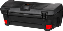 Load image into Gallery viewer, Kolpin Rear Trail Box 61-3201 mounted on off-road vehicle for secure storage of gear and supplies.