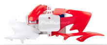 Load image into Gallery viewer, Polisport Plastics OE plastic body kit showing black and gray panels for motorcycle body protection and styling.