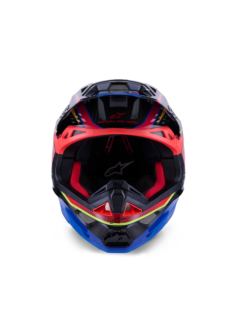 Supertech S M10 Era Helmet Blu/Rd/Ylw Fluo Glossy Xl