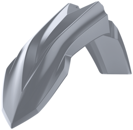 Polisport Plastics Nardo Grey front fender for Beta 64-69125 dirt bike, made of durable plastic with a sleek design.