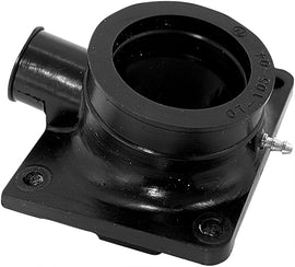 SP1 Mounting Flange for Yam intake or carburetor, used in fuel system applications, shown in black metal with mounting holes