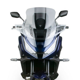 National Cycle Vstream motorcycle windscreen with mid light tint, designed for Honda models, featuring a sleek, curved windshield.