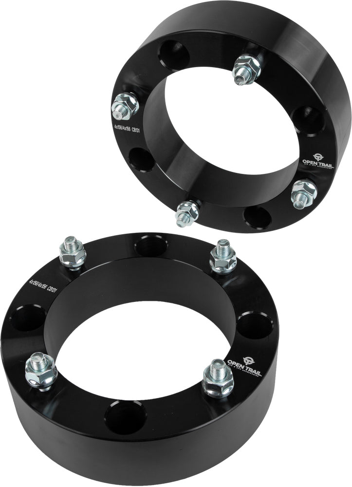 Open Trail 2-inch wheel spacer for 4/156 bolt pattern with 3/8-inch by 24 stud, used to widen vehicle wheel stance.