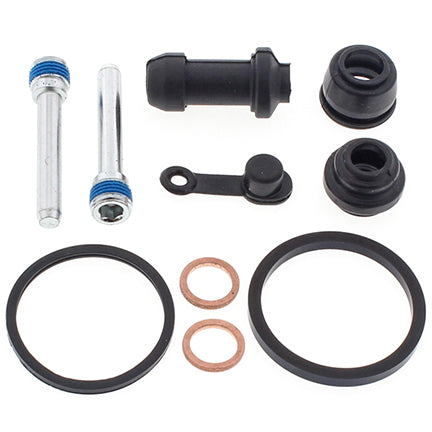 All Balls brake caliper rebuild kit 21-83026 with seals and hardware for motorcycle brake calipers, detailed parts visible.