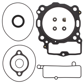 Vertex Top End Gaskets 681-0336 set showing multiple gaskets and seals for engine top end replacement.