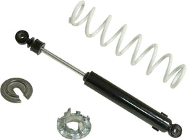 Bronco front gas shock absorber with metal body and mounting ends, designed for vehicle suspension repair.