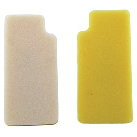 No Toil air filter for Suzuki LTZ90 motorcycle, 90-37021 model, showing the clean, high-performance filter element.