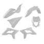 Polisport Plastics Restyle Kit with mask for Beta dirt bikes, in white, includes body panels and protective gear.