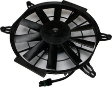 Load image into Gallery viewer, All Balls Cooling Fan 22-01024 for engine, black metal fan with mounting bracket, designed for efficient cooling.