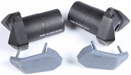 Black PUIG Frame R12 Puck 85mm with M10 bolt replacement for motorcycle body parts, shown on a white background.