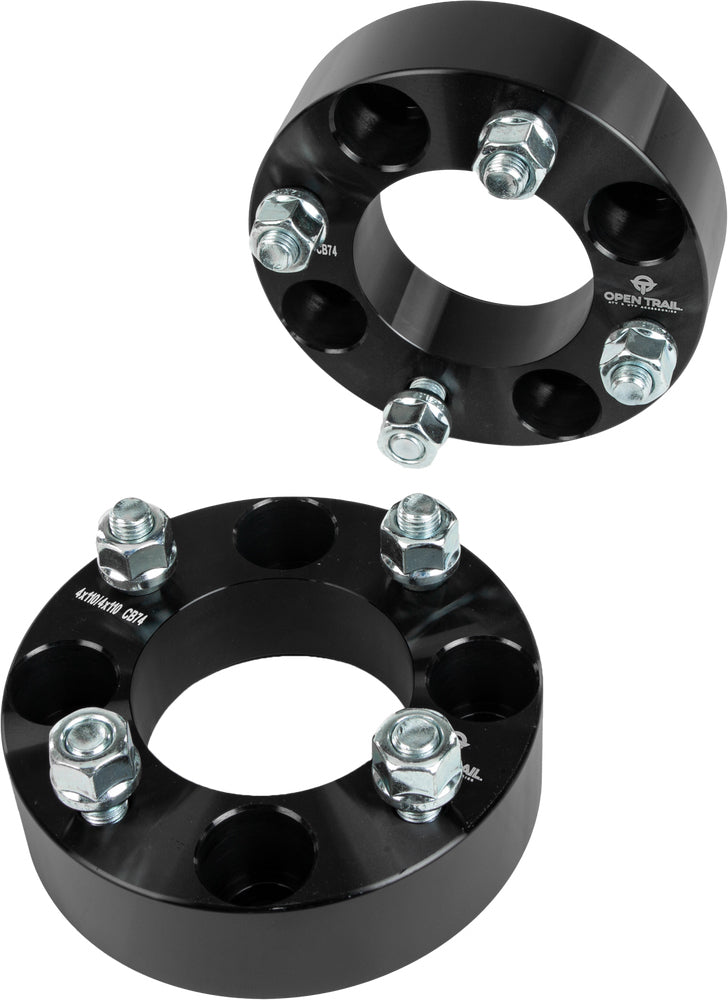 Open Trail 1.5-inch wheel spacer for 4/110 stud pattern, featuring 12mm x 1.5mm bolt holes for vehicle customization.