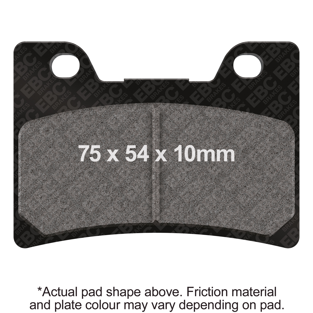 EBC Motorcycle Brakes brake pads 15-182H, high-performance motorcycle brake pads shown in the image.