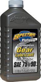 Spectro Platinum Full Synthetic Transmission Gear Oil 75W-95 1L container, designed for automotive gear transmissions.