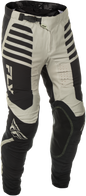 Fly Racing Lite Pants in black and grey, size 30, featuring durable fabric and sporty design for motocross or riding activities.