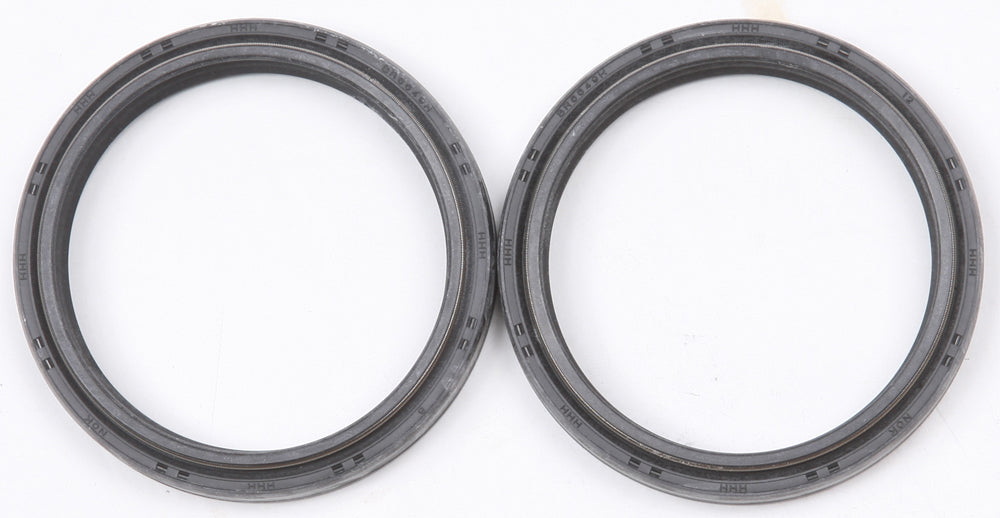 ProX Racing Parts fork oil seals for suspension, 2-pack, 48x58x10mm, compatible with Honda, Husqvarna, Kawasaki, Suzuki, Yamaha models.