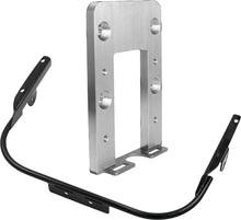 Load image into Gallery viewer, Bagger Nation Fairing Drop Block body part for Harley Davidson motorcycles, shown in black mounted on a bike.