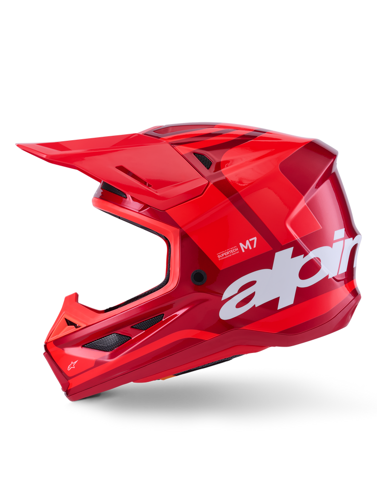 Sm7 Core Helmet Red Glossy 2x