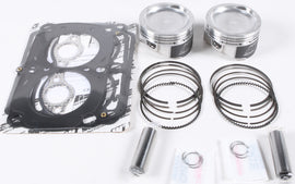 Wiseco Top End Kit Armorglide piston set with 80mm standard size and 10.2:1 compression ratio, suitable for motorcycle engine rebuild.