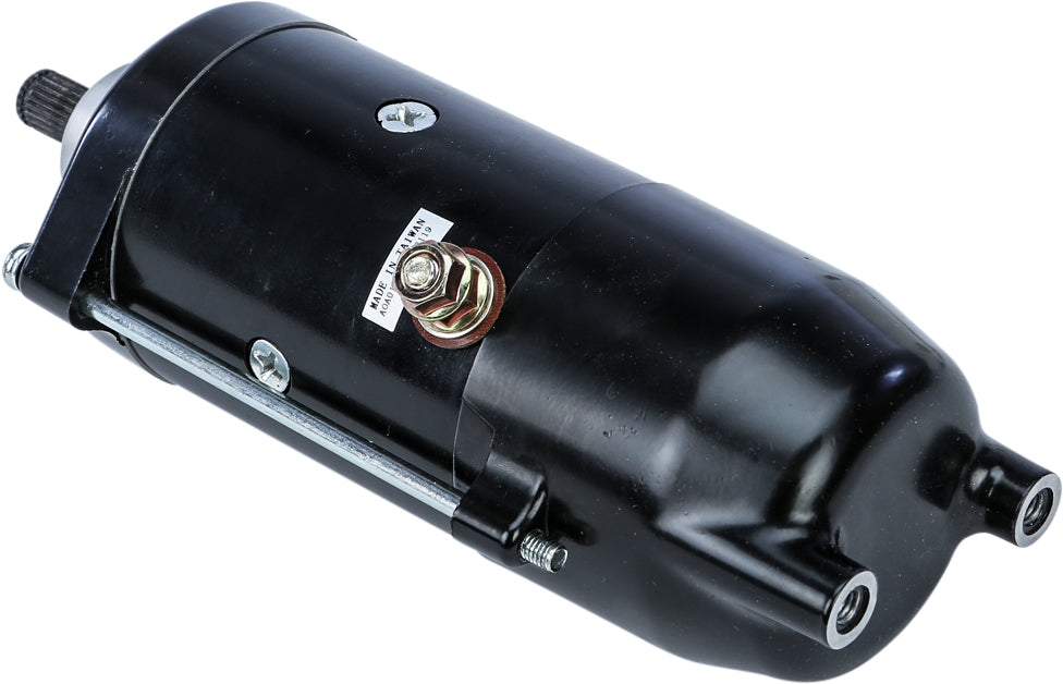 Fire Power starter motor Hon 26-1279, a black and metallic engine starter with wiring, used for vehicle ignition systems.