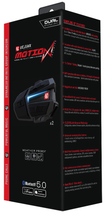 Charger l'image dans la galerie, UCLEAR 180511 motorcycle communication system with sleek black design and control panel for hands-free riding communication